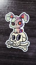 Load image into Gallery viewer, Zombie Bunny Sticker – Cute but Creepy Collection