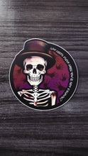 Load image into Gallery viewer, Skelly DeVille, Skeleton Swagger – Who Needs Flesh?" Sticker