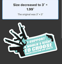 Load image into Gallery viewer, Pro-Choice Die-Cut, Round Sticker
