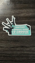 Load image into Gallery viewer, Pro-Choice Die-Cut, Round Sticker
