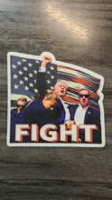 Load image into Gallery viewer, Trump Fight, Diecut Stickers
