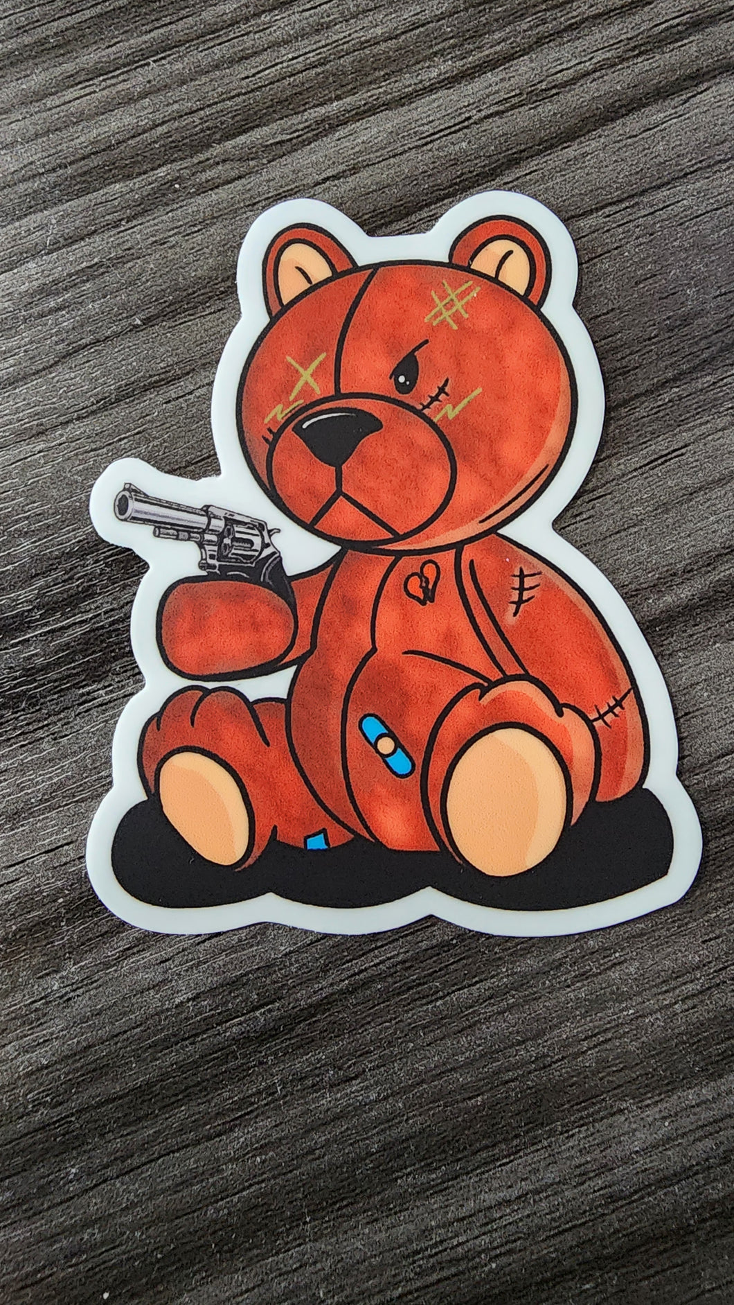 Teddy Gets Tactical Diecut Stickers
