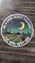 Load image into Gallery viewer, Desert Highway Adventure Sticker – Night Sky Design
