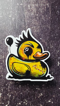 Load image into Gallery viewer, Punk Duckie Die-Cut Sticker
