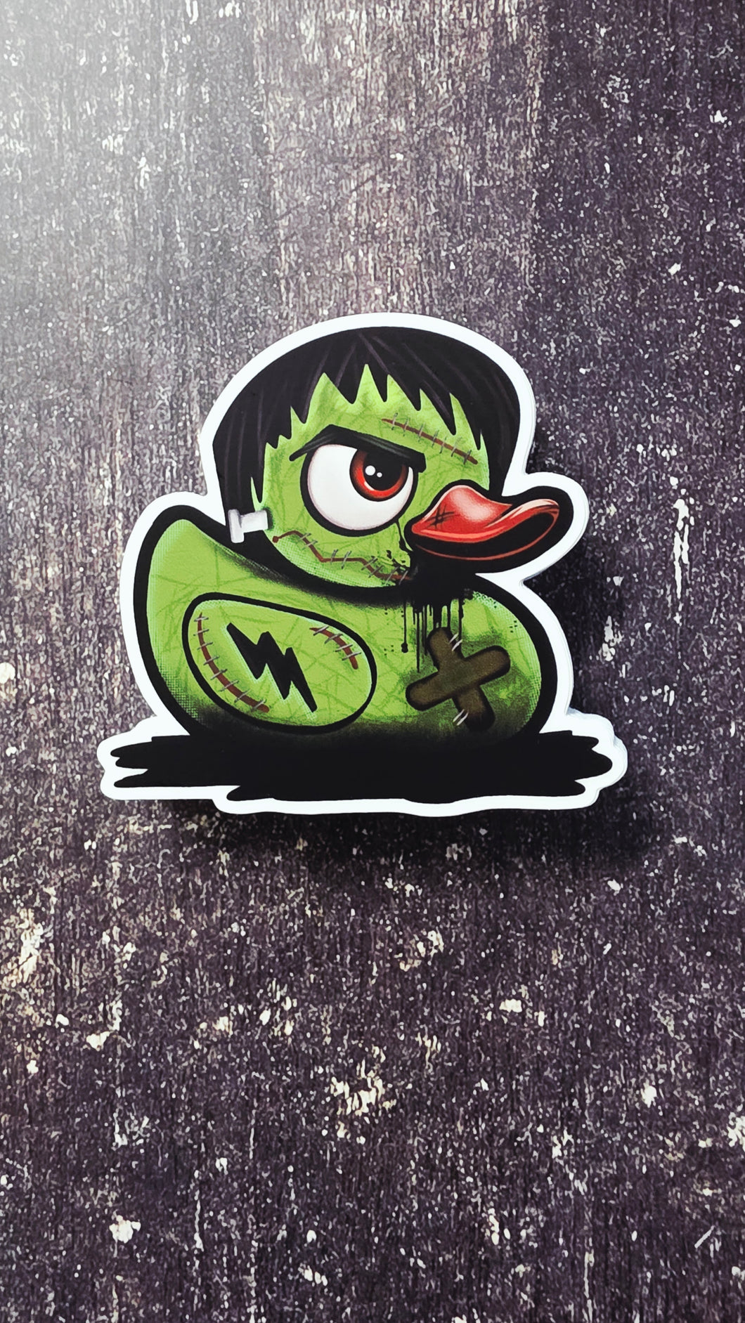 Frankin Duckie Die-Cut Sticker