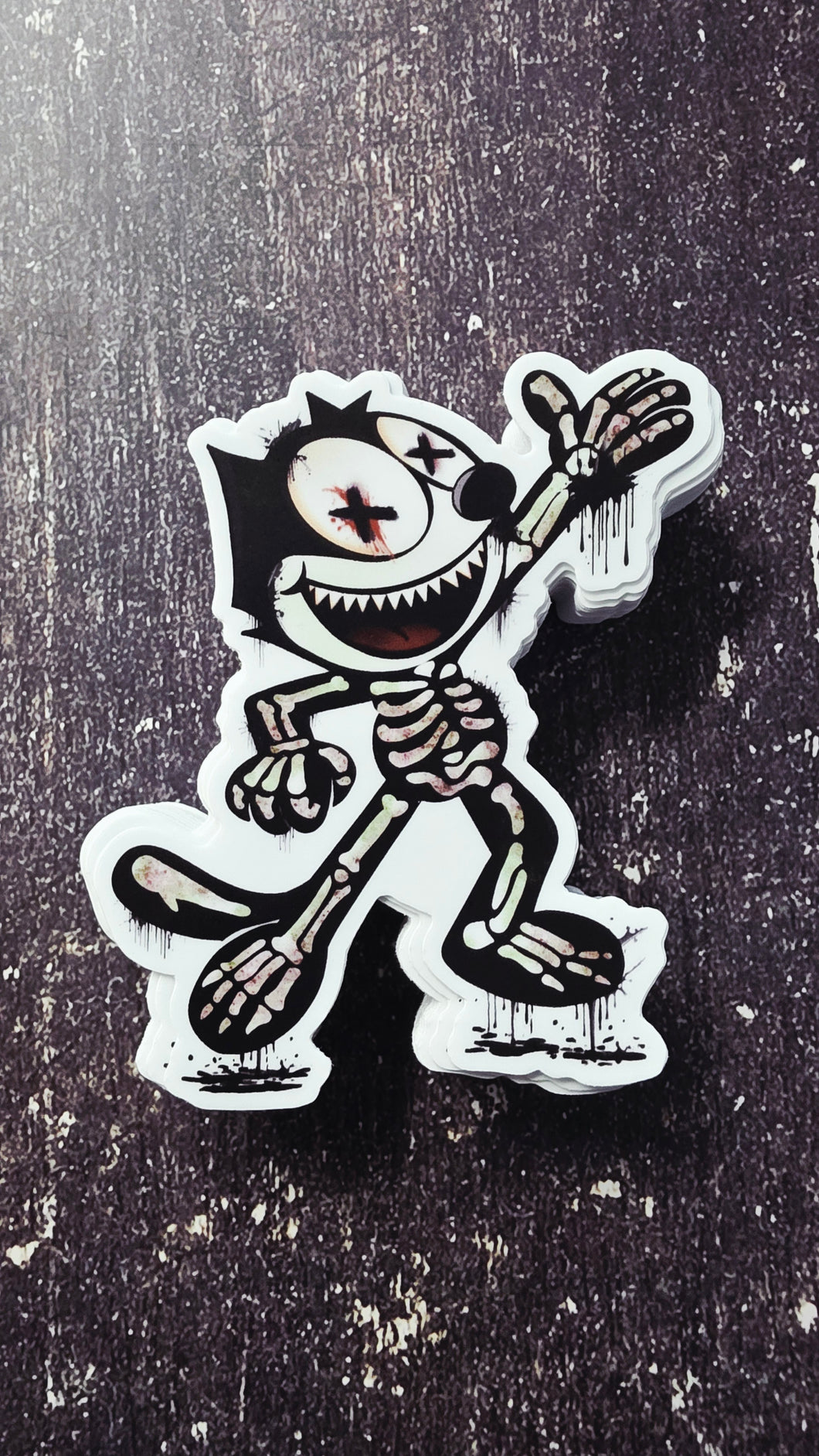 Felix the Zombie Die-Cut Sticker