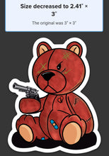 Load image into Gallery viewer, Teddy Gets Tactical Diecut Stickers

