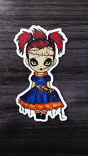 Load image into Gallery viewer, Pippie the Patchwork Doll – Creepy Cute Sticker

