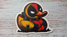 Load image into Gallery viewer, “Deadquack – The Merc with a Beak Sticker
