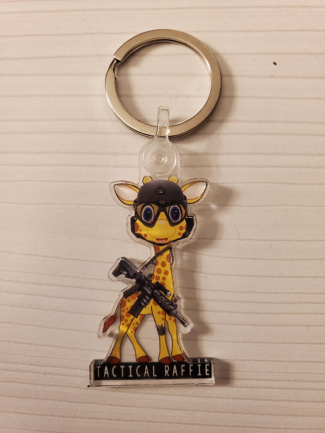 Tactical Raffie Keychain