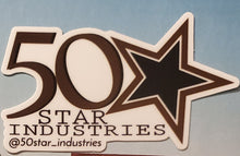 Load image into Gallery viewer, 50 Star Industries Stickers
