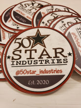 Load image into Gallery viewer, 50 Star Industries Round Stickers
