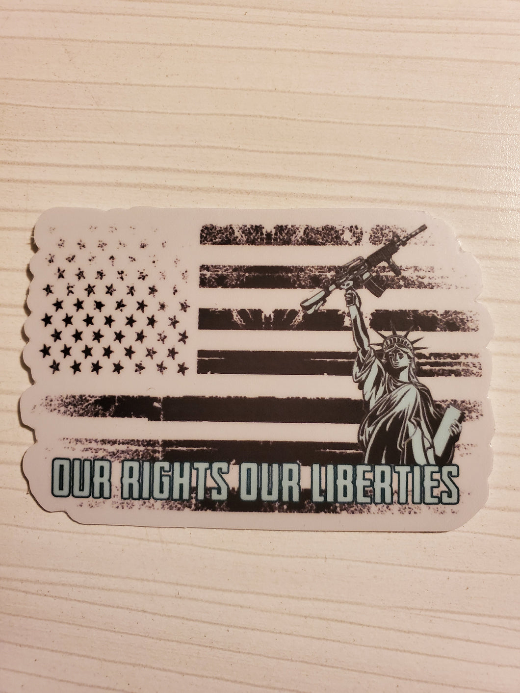 Our Rights Our Liberties Diecut Stickers
